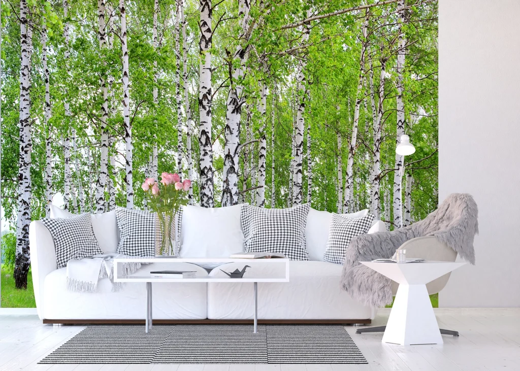 Wall Mural Birch Forest, 360 x 254 cm, FTS 1304