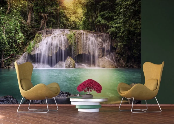 Wall Mural Waterfall in Paradise, 360 x 254 cm, FTS 1323