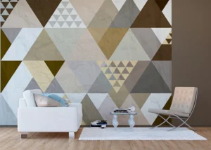 Wall Mural Triangle Composition, 360 x 254 cm, FTS 1332