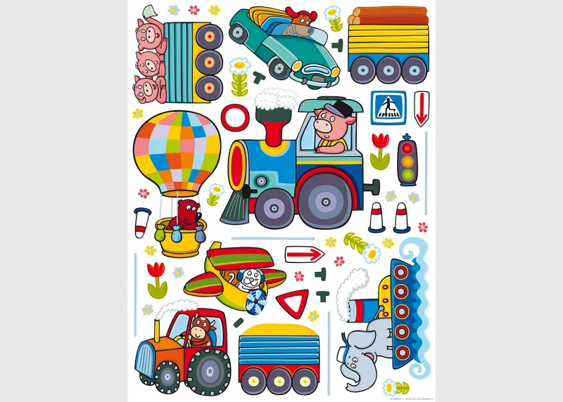 Wall Stickers Tractor, 65 x 85 cm, K 1046