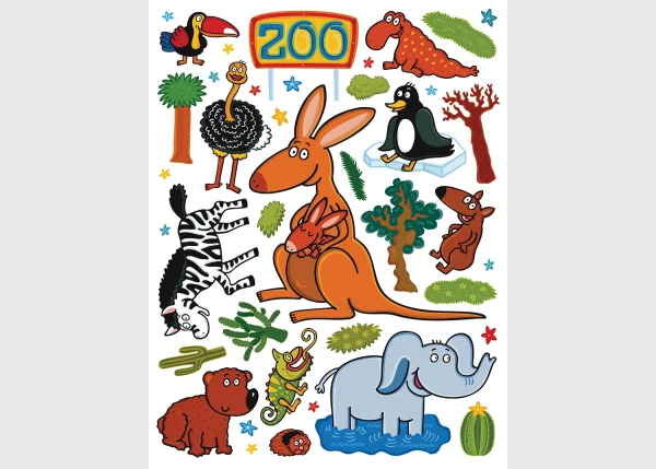 Wall Stickers Zoo, 65 x 85 cm, K 1047