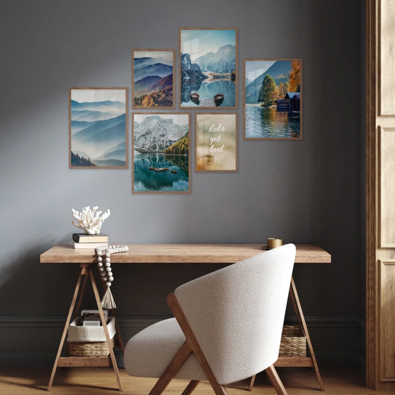 Poster Set Autumn Forest, 4 x A3, 2 x A4, P6 351301 - Image 3