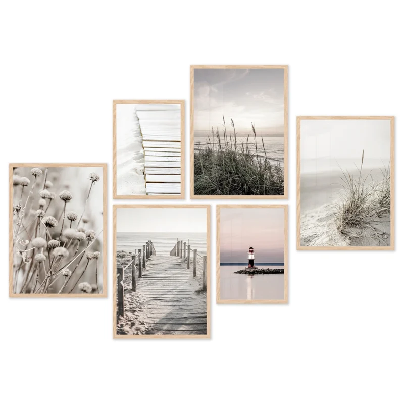 Poster Set Beige Pampas, 4 x A3, 2 x A4, P6 351329 - Image 5