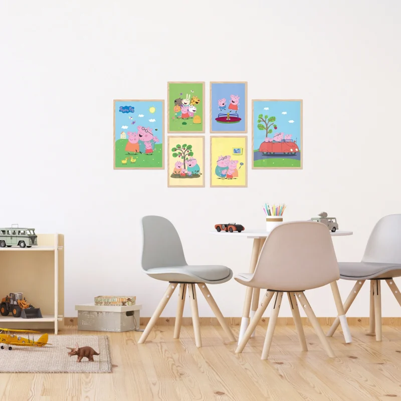 Poster Set Peppa Pig, 2 x A3, 4 x A4, P6 351385 - Obrázek 6