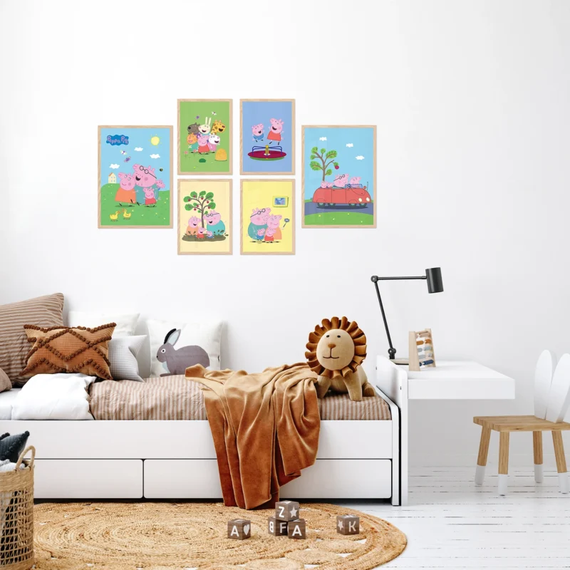 Poster Set Peppa Pig, 2 x A3, 4 x A4, P6 351385 - Obrázek 5