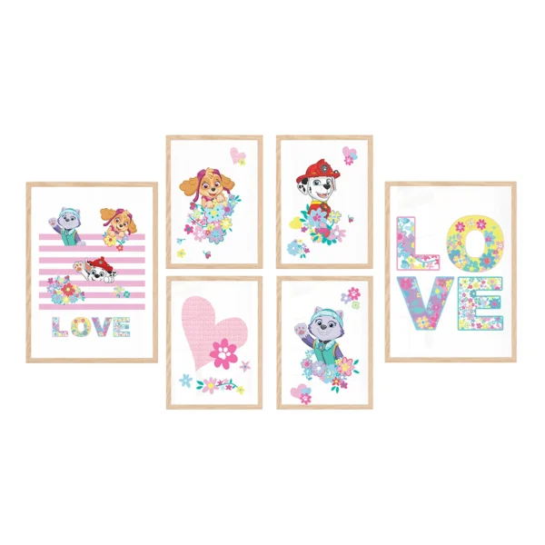 Poster Set Paw Patrol, 2 x A3, 4 x A4, P6 351413