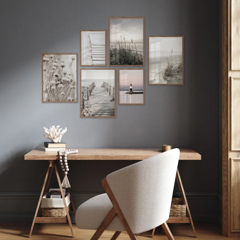 Poster Set Beige Pampas, 4 x A3, 2 x A4, P6 351329 - Image 8