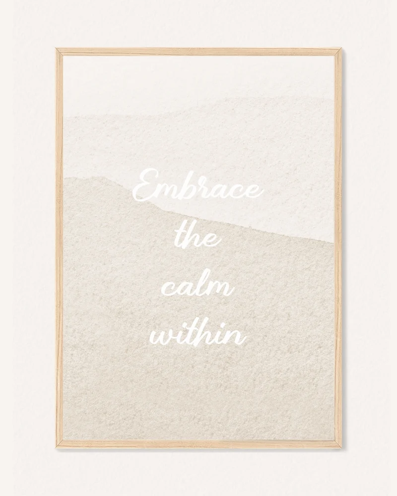 Poster Embrace the Calm Within / Beach Pathway, 21 x 30 cm, P 351333