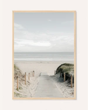 Poster Beach Walk / Golden Path, 30 x 42 cm, P 351335