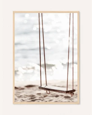 Poster Beach Swings / Beach Dunes, 30 x 42 cm, P 351341