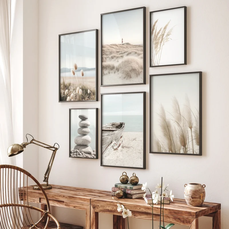 Poster Set Ocean Beach, 4 x A3, 2 x A4, P6 351343 - Image 3