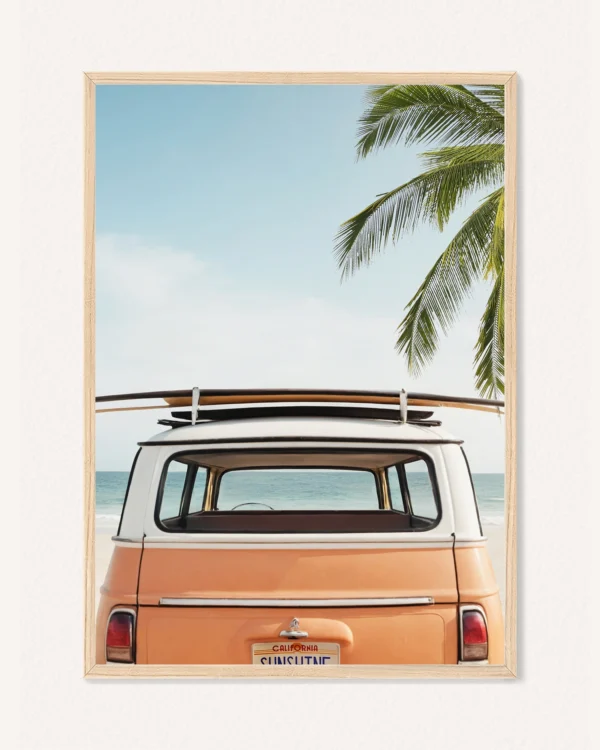 Poster Beach Van / Paradise Swings, 30 x 42 cm, P 351373
