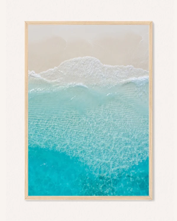 Poster Summer Seascape / Palm View, 30 x 42 cm, P 351383