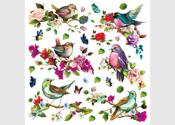 Wall Stickers Birds, 30 x 30 cm, SS 3883