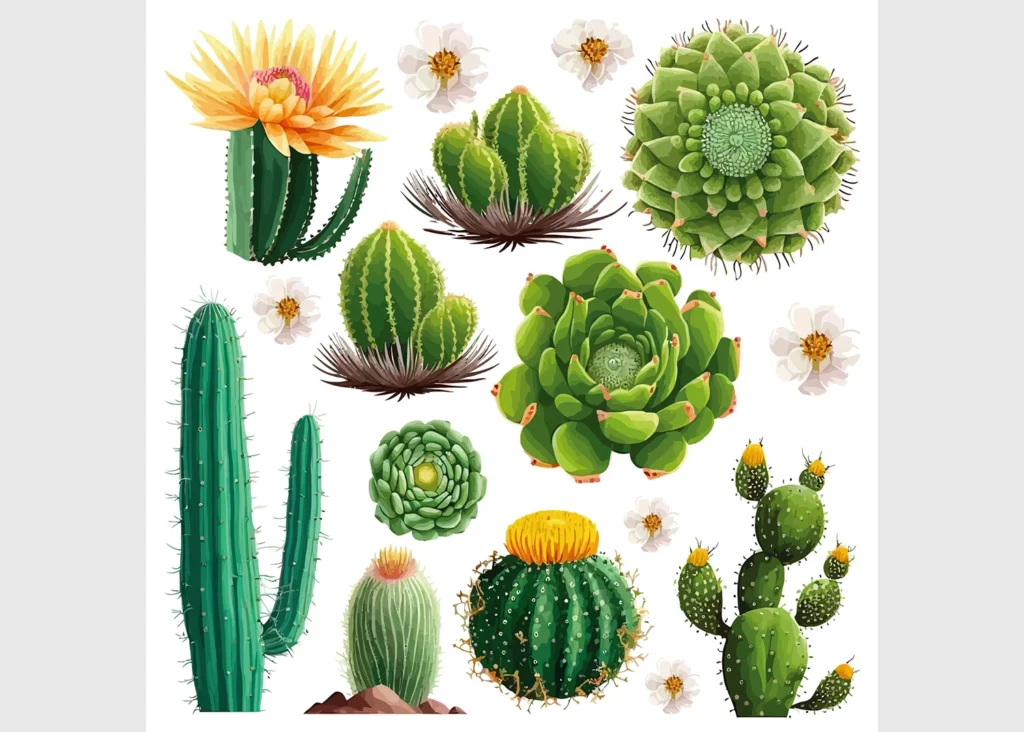 Wall Stickers Cactus, 30 x 30 cm, SS 3895