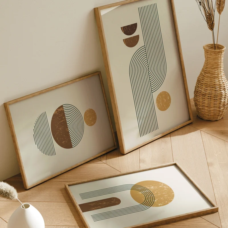 Poster Set Abstract, 3 x A3, P3 351427 - Image 4