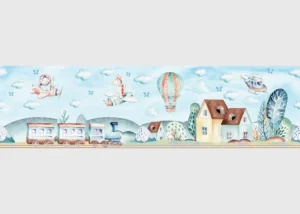 Wall Border Train | 5 m x 13.8 cm | WBD 8027