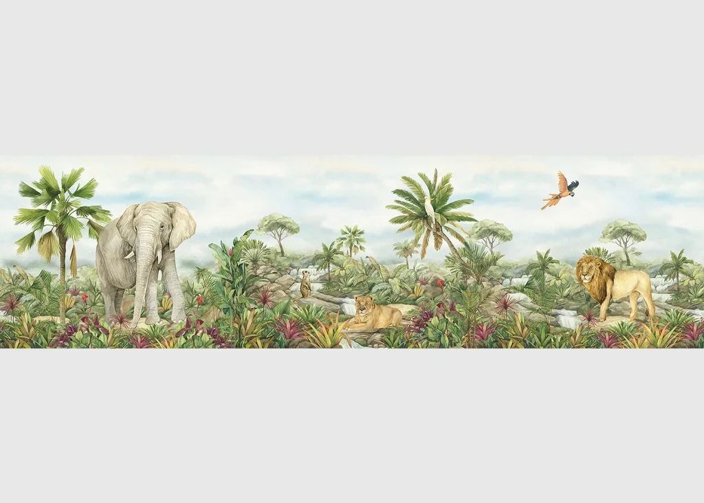 Wall Border Jungle | 5 m x 13.8 cm | WBD 8181