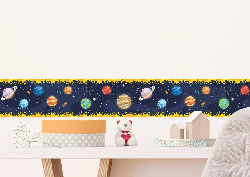 Wall Border Cosmic Parade | 5 m x 13.8 cm | WBD 8257 - Image 2