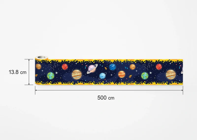 Wall Border Cosmic Parade | 5 m x 13.8 cm | WBD 8257 - Image 6