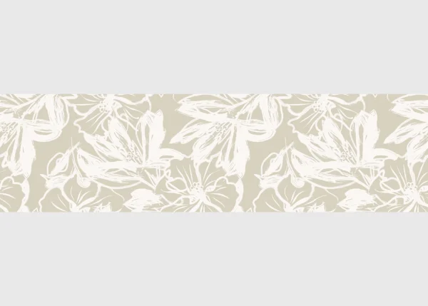 Wall Border Pastel Flowers | 5 m x 13.8 cm | WB 8417