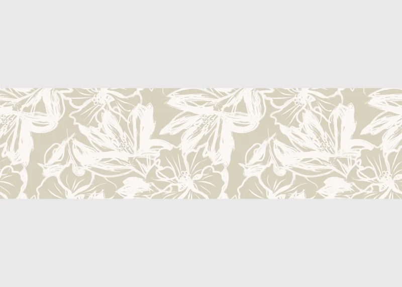 Wall Border Pastel Flowers | 5 m x 13.8 cm | WB 8417