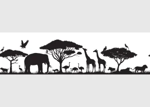 Wall Border Safari Silhouette | 5 m x 13.8 cm | WB 8267