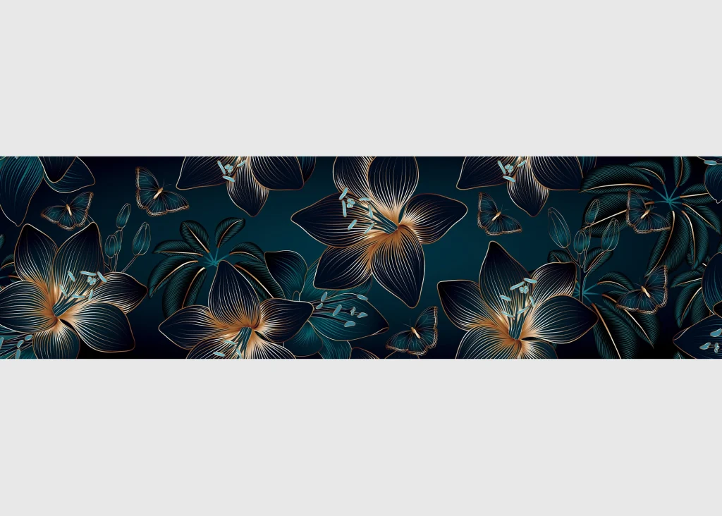 Wall Border Enigmatic Groves | 5 m x 13.8 cm | WB 8401