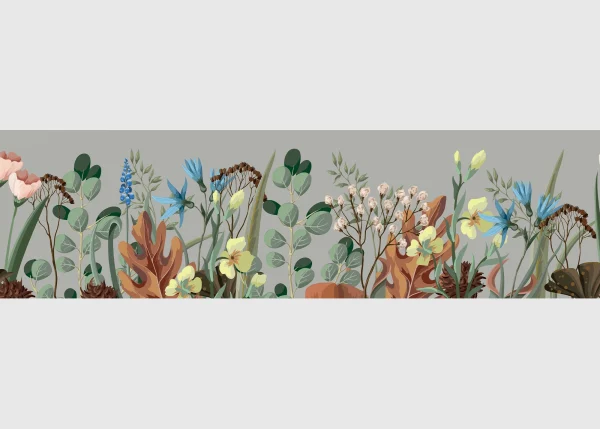 Wall Border Verdant Eden | 5 m x 13.8 cm | WB 8405