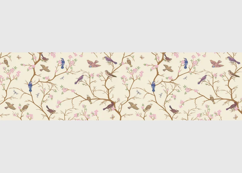 Wall Border Treetop Singing | 5 m x 13.8 cm | WB 8413