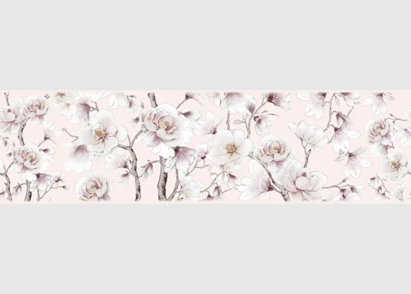 Wall Border Magnolia Flowers | 5 m x 13.8 cm | WB 8465